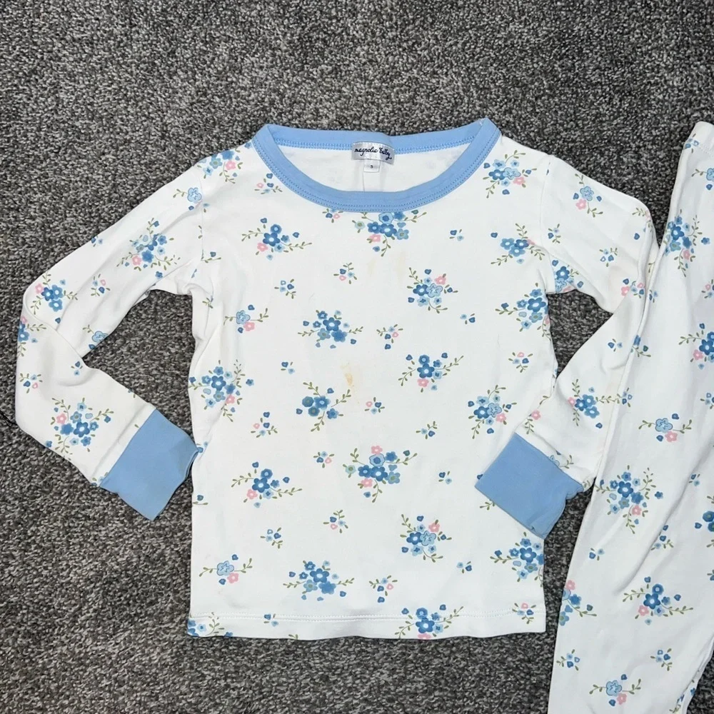 Magnolia Baby Anna's Classics Long Pajamas pima cotton